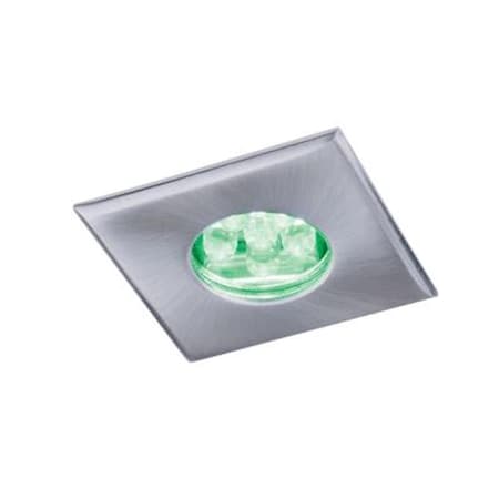 Jesco LED Shelf- Counter- and cabinet Accent- Stainless Steel- Green H-RH49L-12V-G